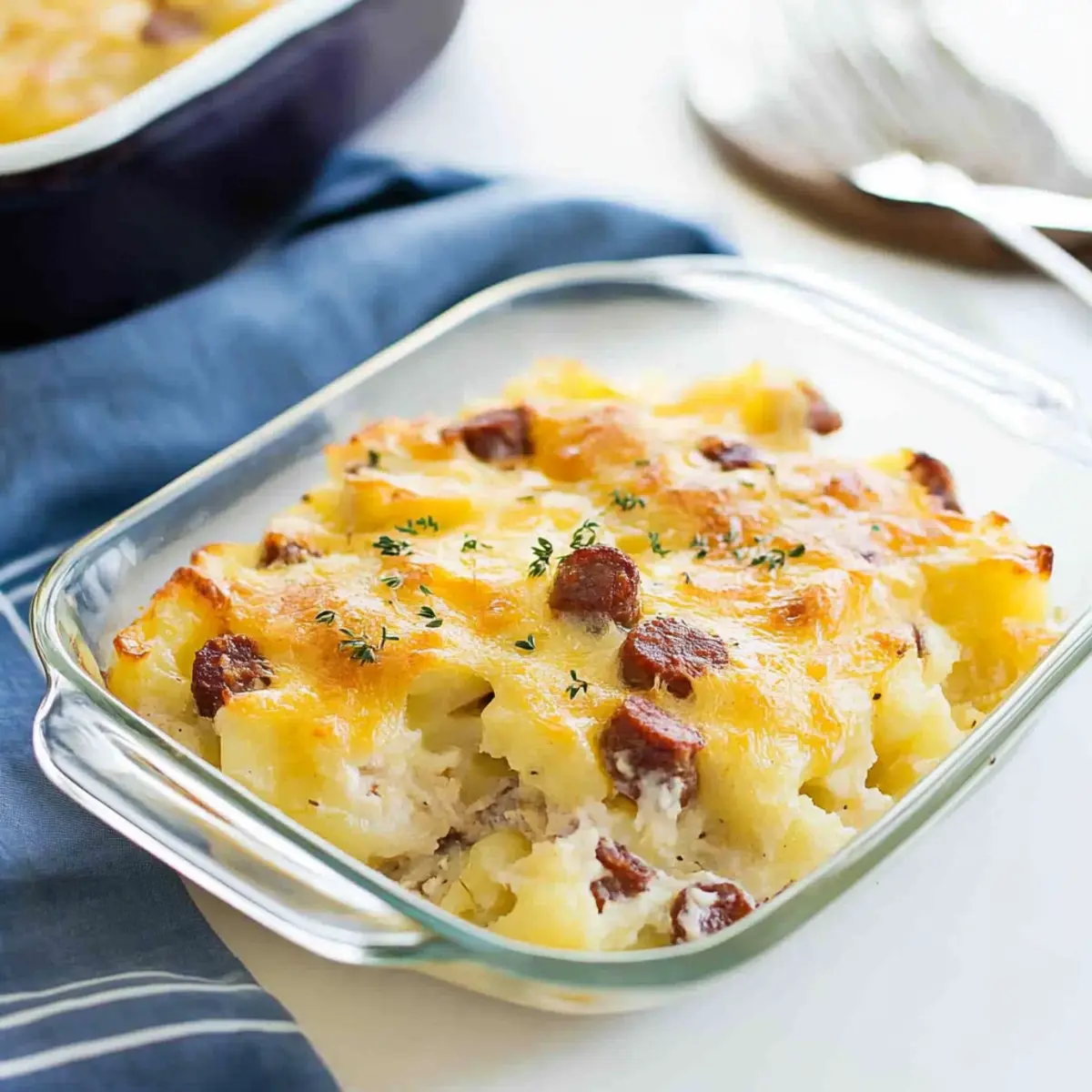 Creamy Smoked Sausage Potato Casserole: Easy Comfort Food Delight 3