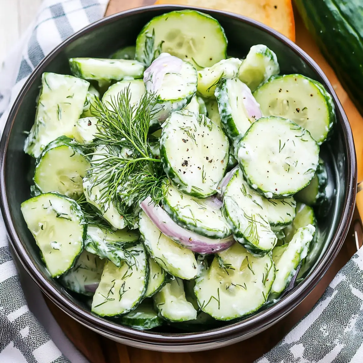 Revitalize Your Meal with the Best Cucumber Dill Salad! 24