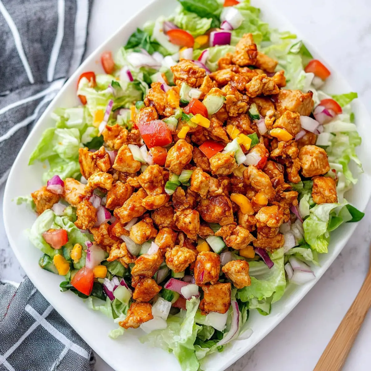 Sweet and Spicy Honey Hot Chicken Salad for a Flavorful Lunch 28