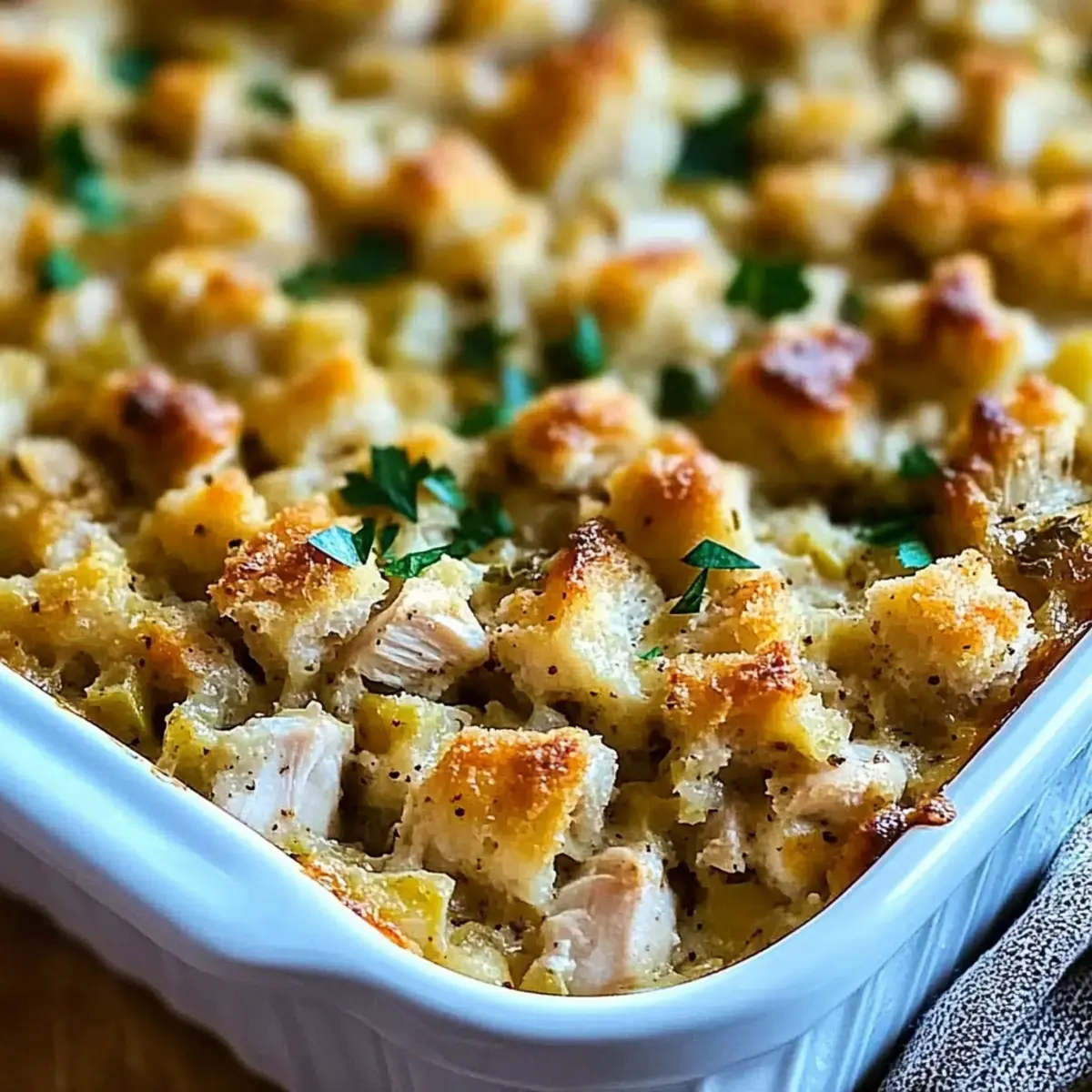 Cozy Indulgence: Dolly's Chicken and Stuffing Casserole Delight 5 nmko9vwjyzdpjob2ip6k