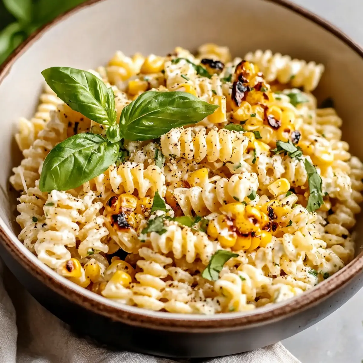 Sweet and Creamy Healthy Street Corn Pasta Salad You’ll Love 2